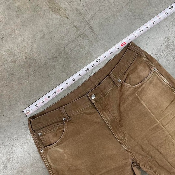 Dickies carpenter pants brown workwear Y2K relaxed fit Size 32x30 - Picture 7 of 8